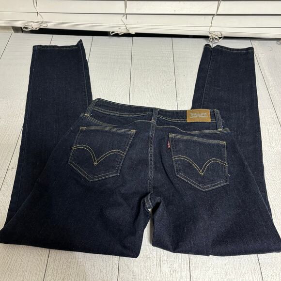 Levis 529 Dark Wash Curvy Skinny Jeans Size 4 - Picture 2 of 12